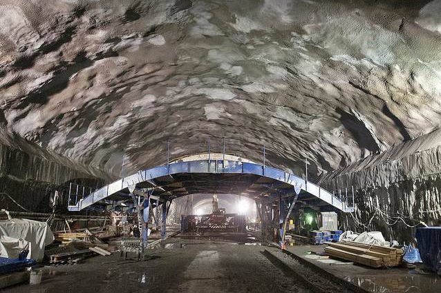 Photograph of the East Side Access Project earlier this year from the MTA
